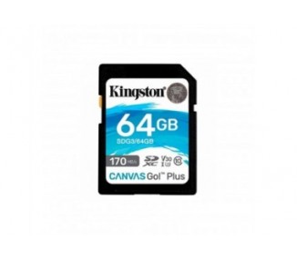 Mem Sdxc 64Gb Kingston Canvas Go Uhs-I Cl10