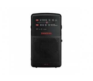 Radio De Bolsillo Sangean Sr-35 Negro Fm/Am Altavoz Integrad