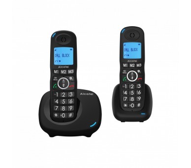 Teléfono Fijo Dect Alcatel Xl535 Duo Negro