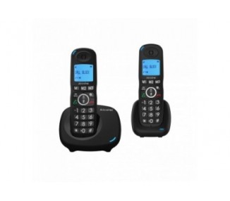 Teléfono Fijo Dect Alcatel Xl535 Duo Negro