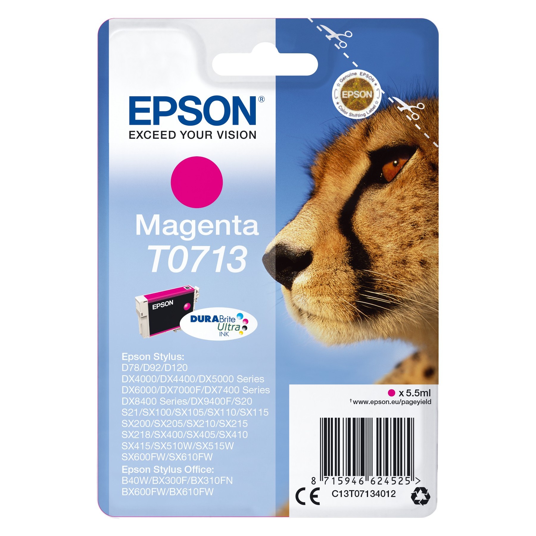 Epson Cartucho T0713 Magenta