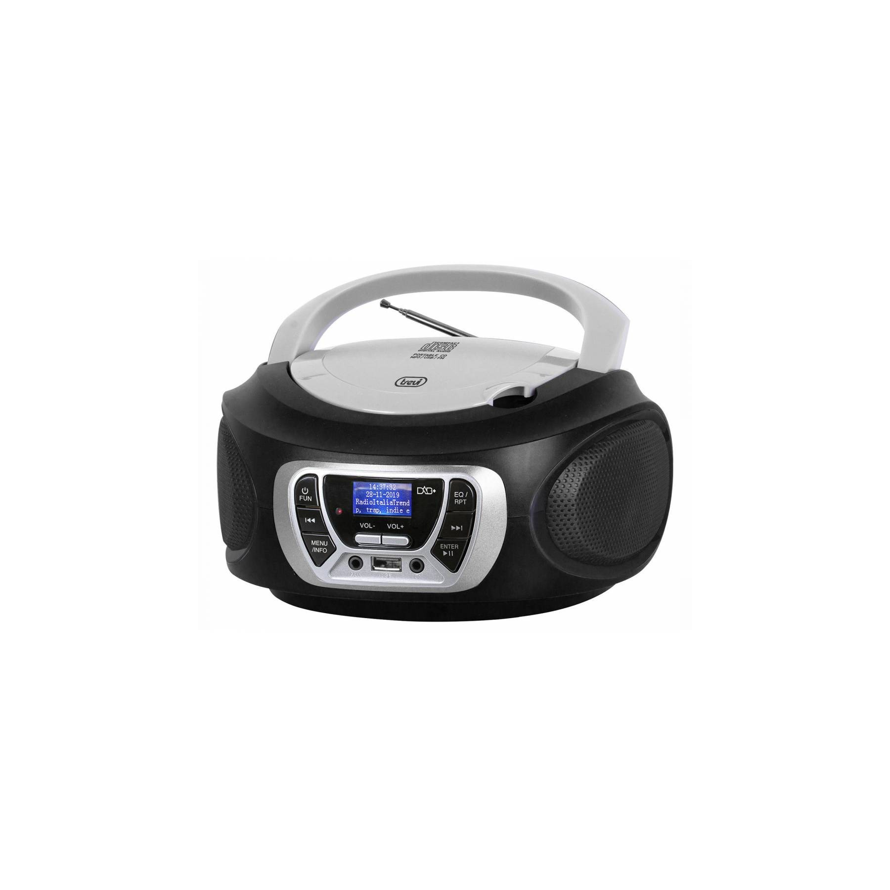 Radio Cd Portátil Cmp 510 Dab Negro