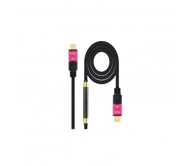 Cable Hdmi 2.0 4K Nanocable 10.15.3720/ Hdmi Macho - Hdmi Ma