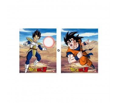 Cuadro 3D Rivalry Of Power Dragon Ball Z