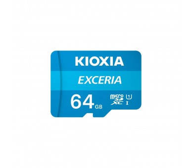 Tarjeta Micro Sd Kioxia 64 Gb Uhs-I C10 R100 + Adaptador