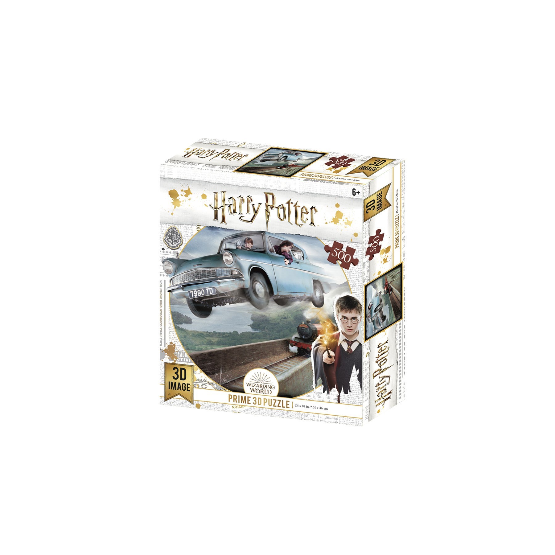 Puzzle Lenticular Harry Potter Ford Anglia 500 Piezas