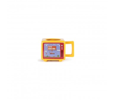 Taza Termica Retro Tv Super Mario Bros 500Ml