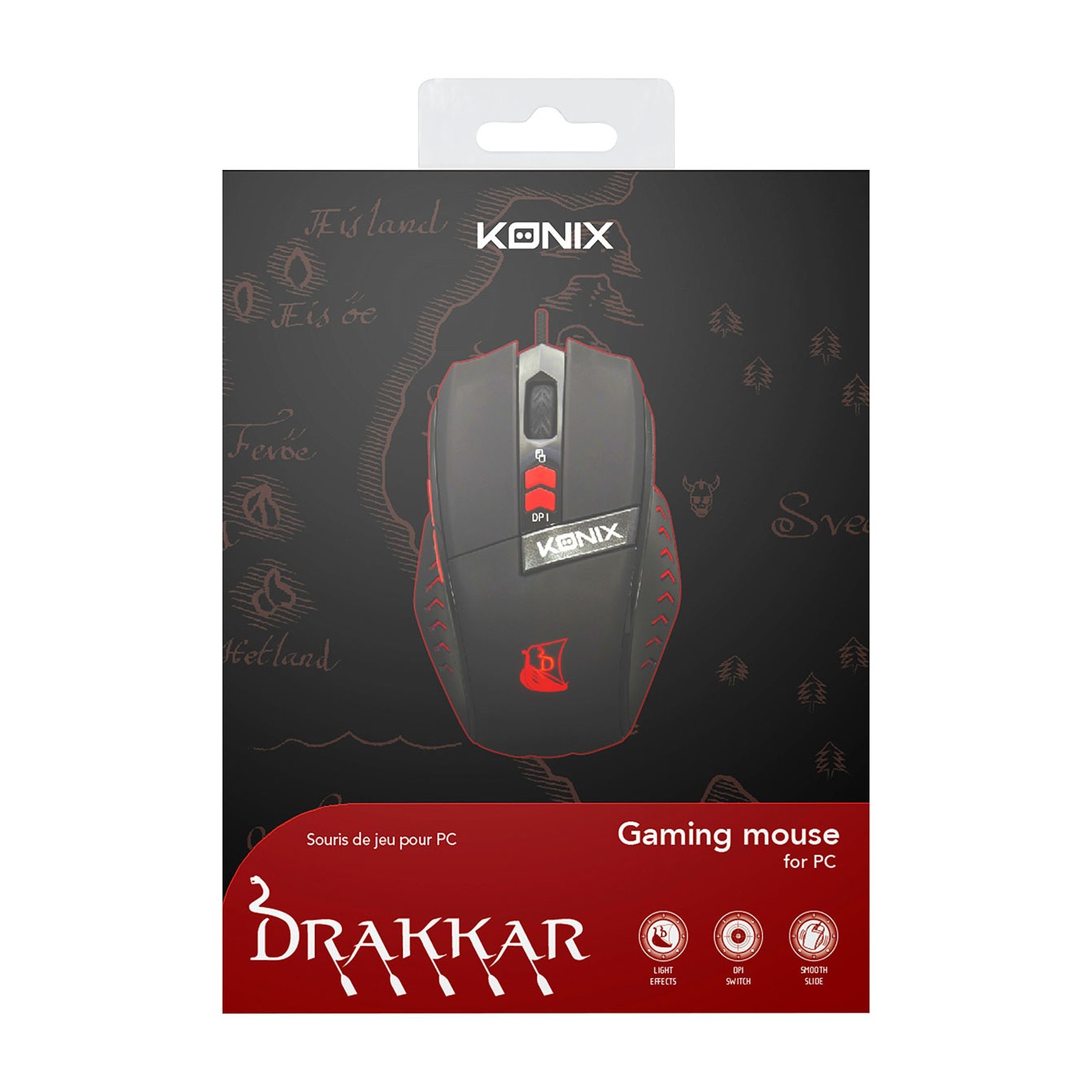 Raon Optico Gaming Drakkar RunemasterKonix  Pc