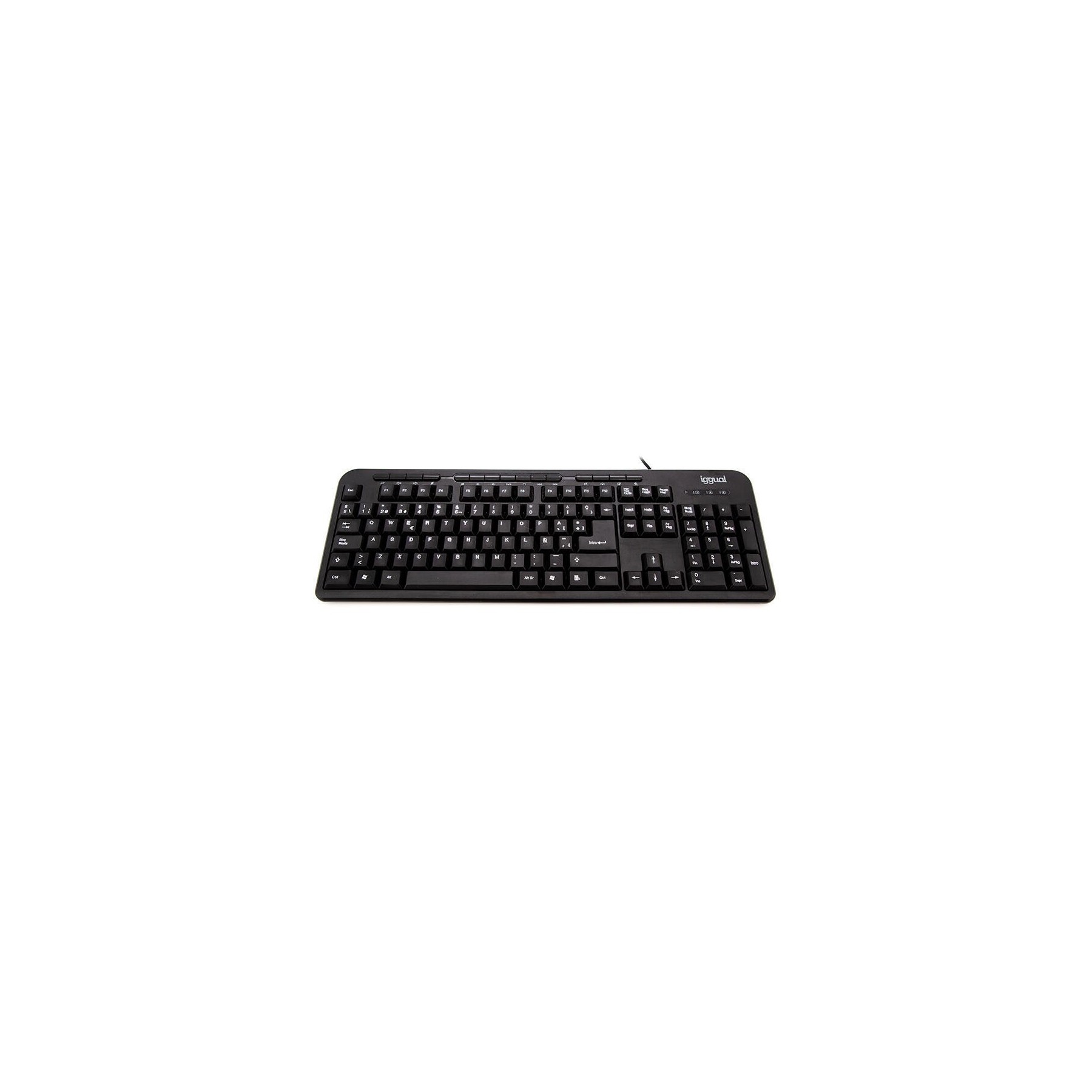 Iggual Teclado Multimedia Ck-Basic-120T Negro