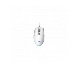 Ratón Gaming Mars Gaming Mmgw/ Hasta 3200 Dpi/ Blanco