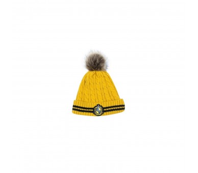 Gorro De Lana Con Pompón Hufflepuff