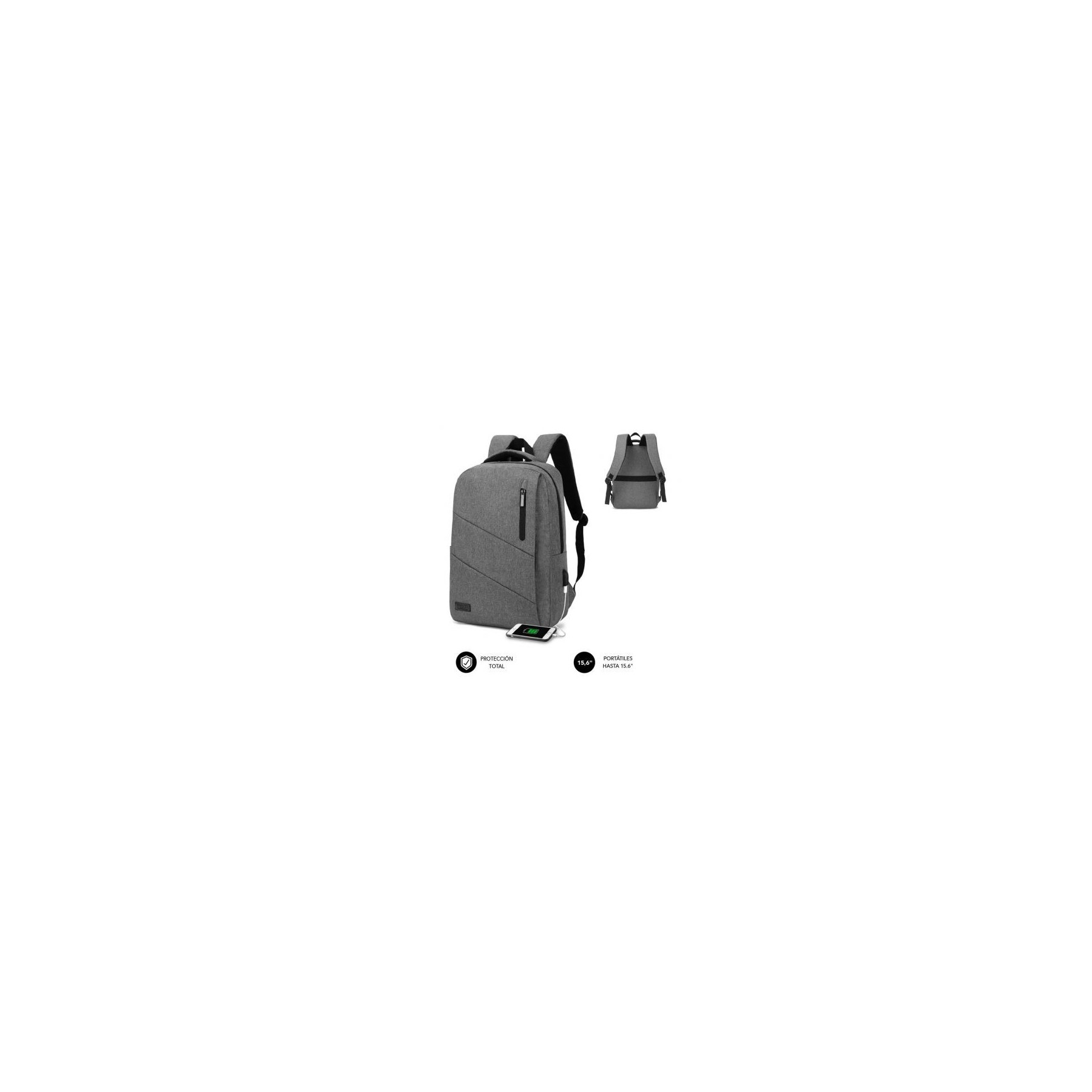 Mochila Subblim City Backpack Para Portátiles Hasta 15.6"/ P