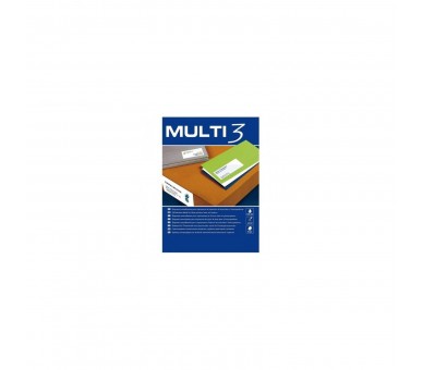 Multi-3 Etiquetas 64X33,9 100 Hojas