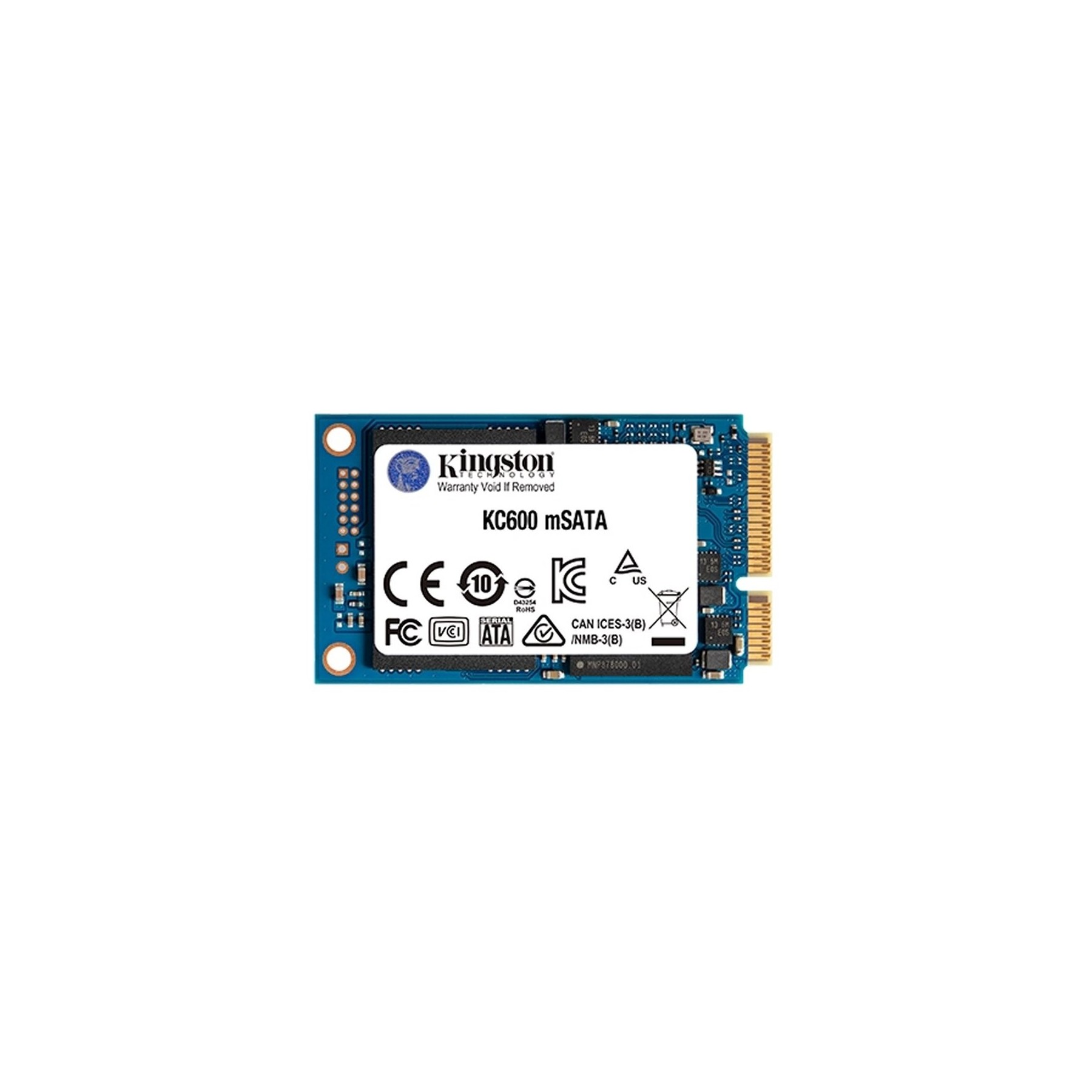 Kingston Skc600Ms/1024G Ssd 1024Gb Tlc 3D Msata