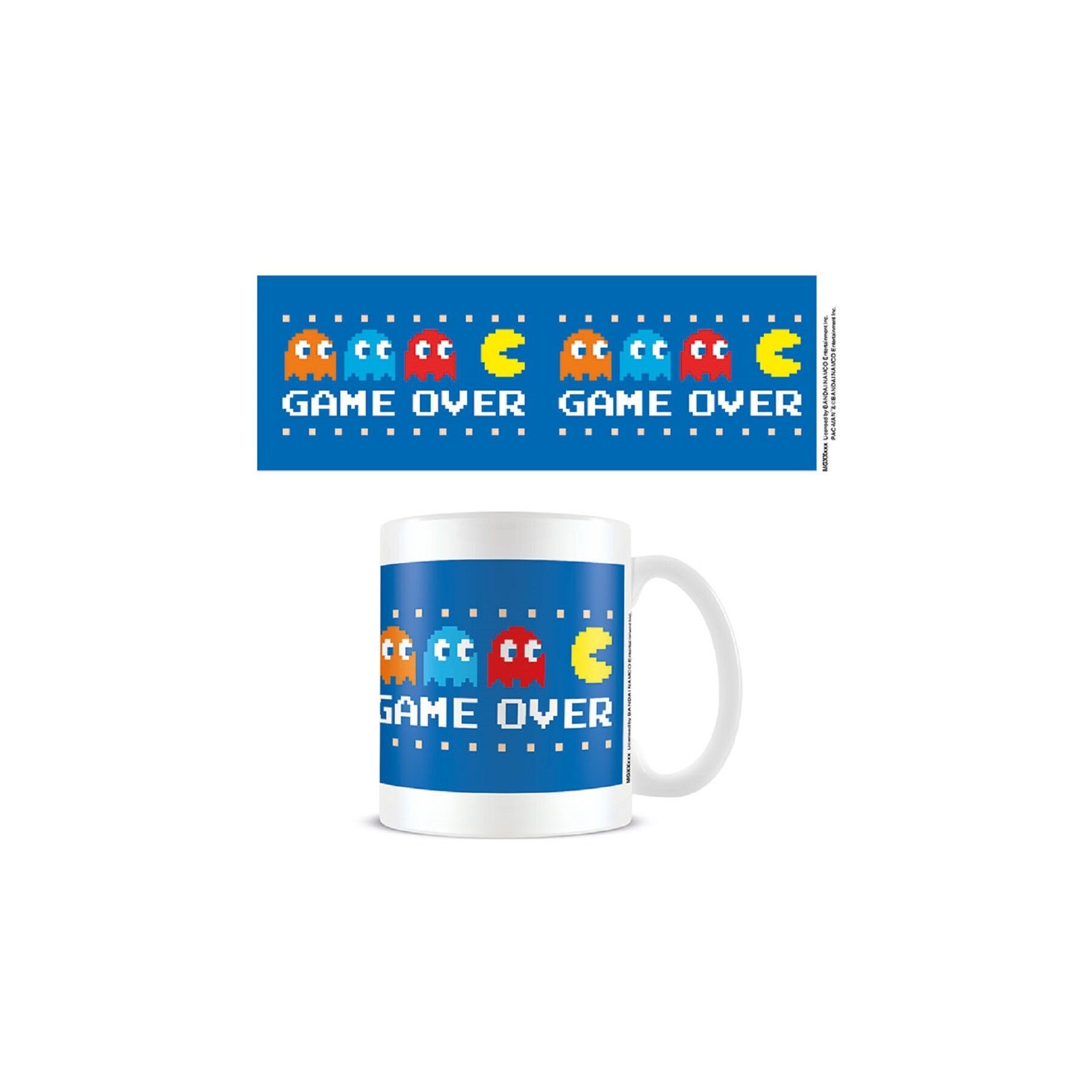 Taza De Desayuno Pac Man Game Over