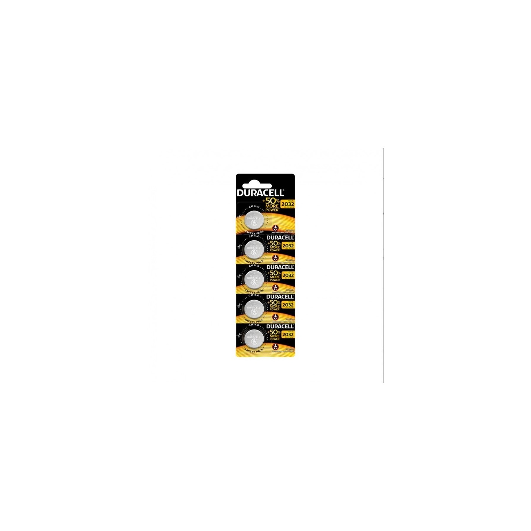 Duracell Pila Boton Litio Cr2032 3V Blister*5