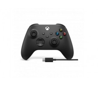 Mando Inalambrico Negro + Usb-C Cable Xbox Series/Pc