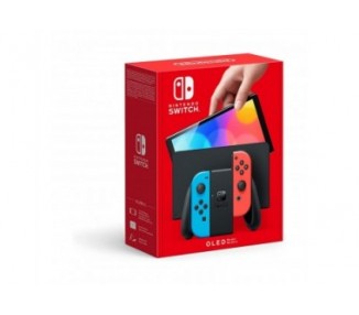 Consola Nintendo Switch (Versión Oled) Azul Neón/Rojo Neón