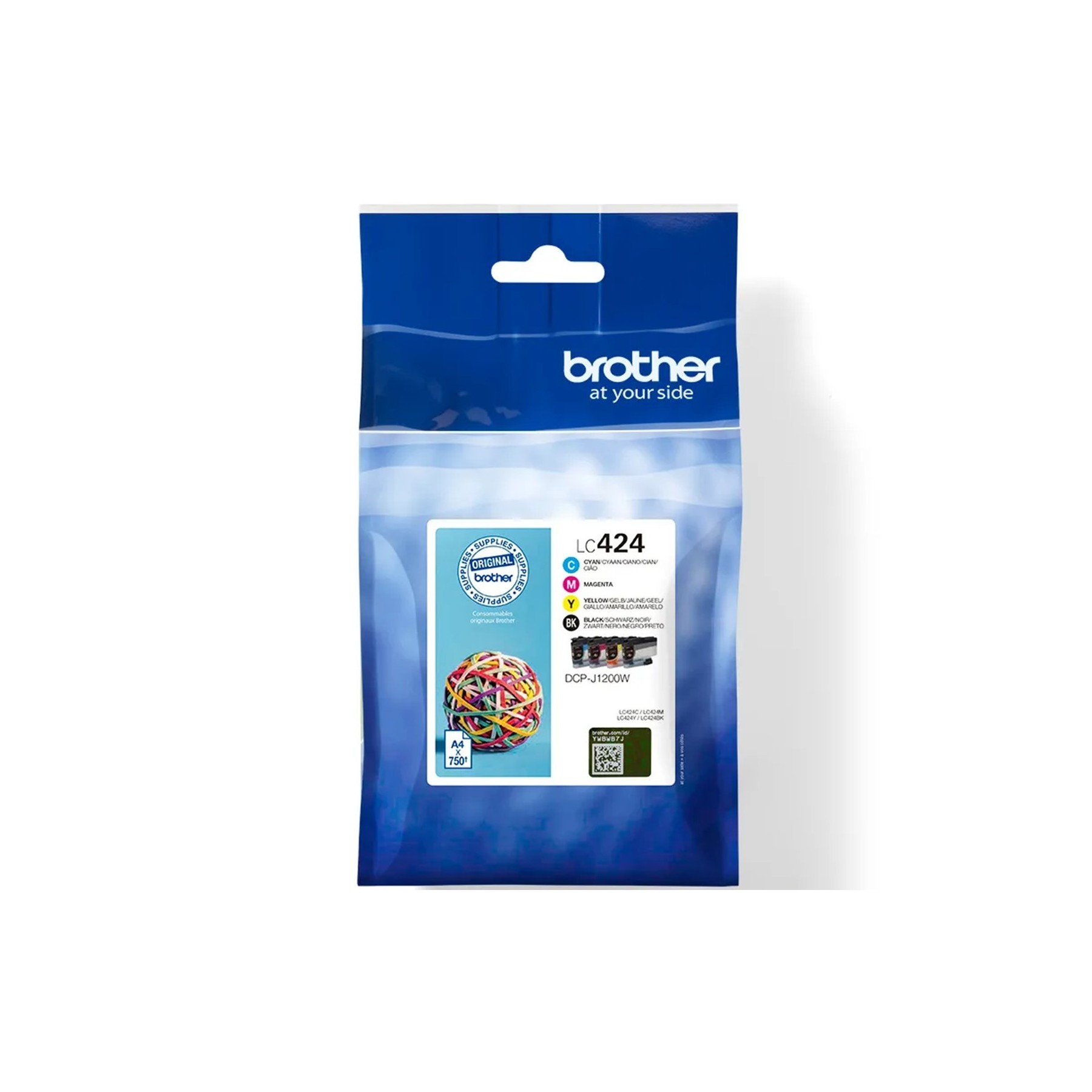 Pack Cartuchos Tinta Brother Lc424Val Negro