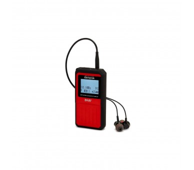 Radio Formato Mini Aiwa Rd-20Dab Red Sintonizador Digital Am