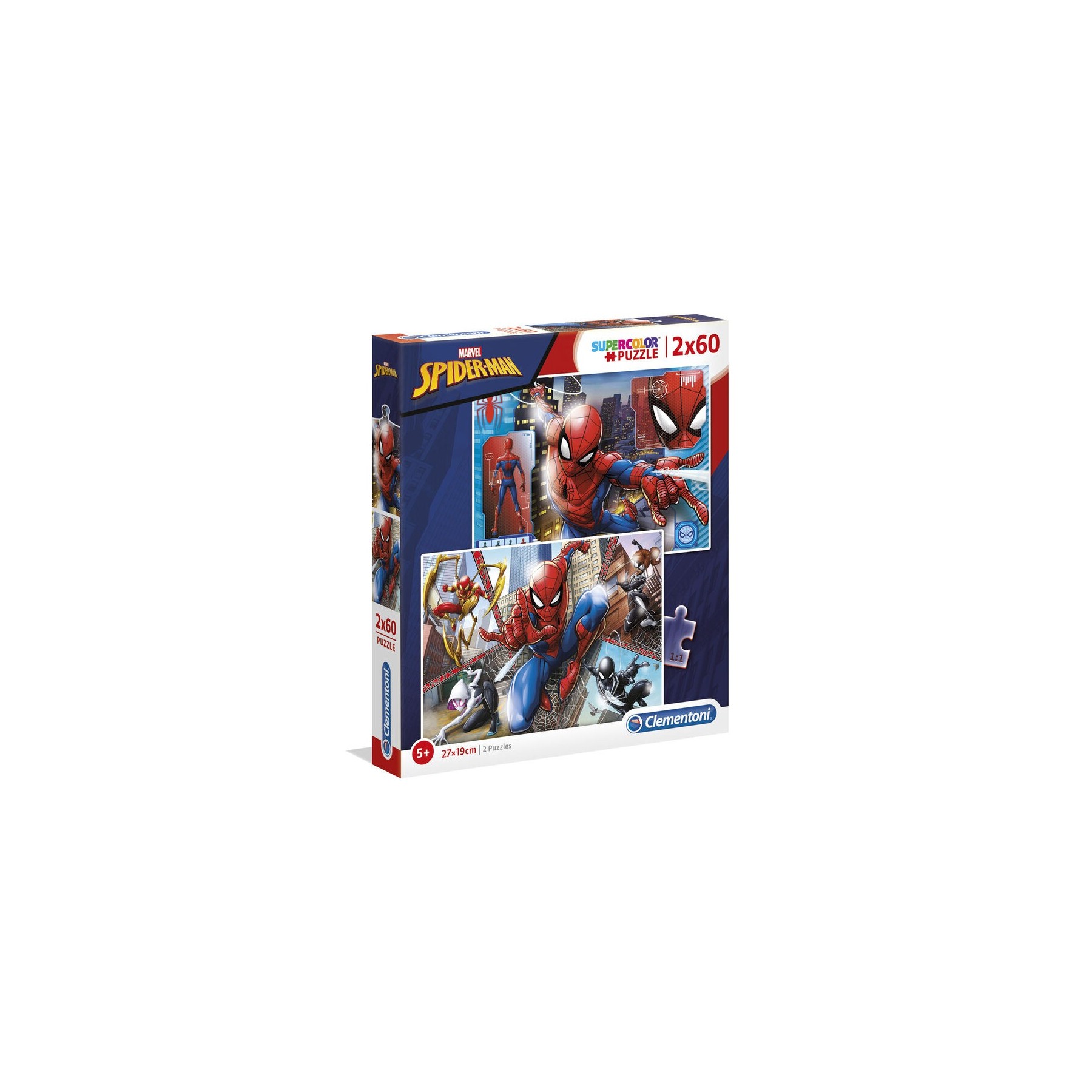 Puzzle Spiderman Marvel 2X60Pzs