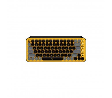 Teclado Logitech Pop Keys Blast Yellow