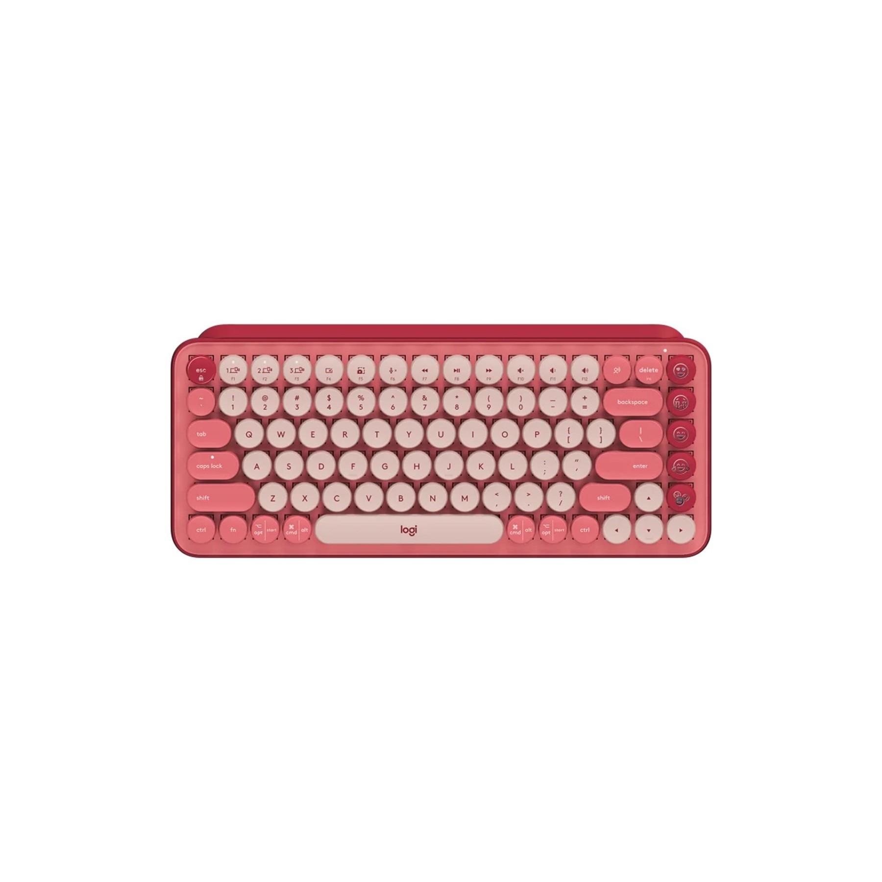 Teclado Logitech Pop Keys Heartbreaker Rosa