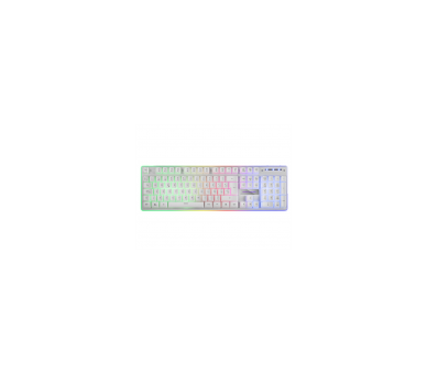 Teclado Hibrido Mecanico Blanco Mk220Es Rgb Mars Gaming