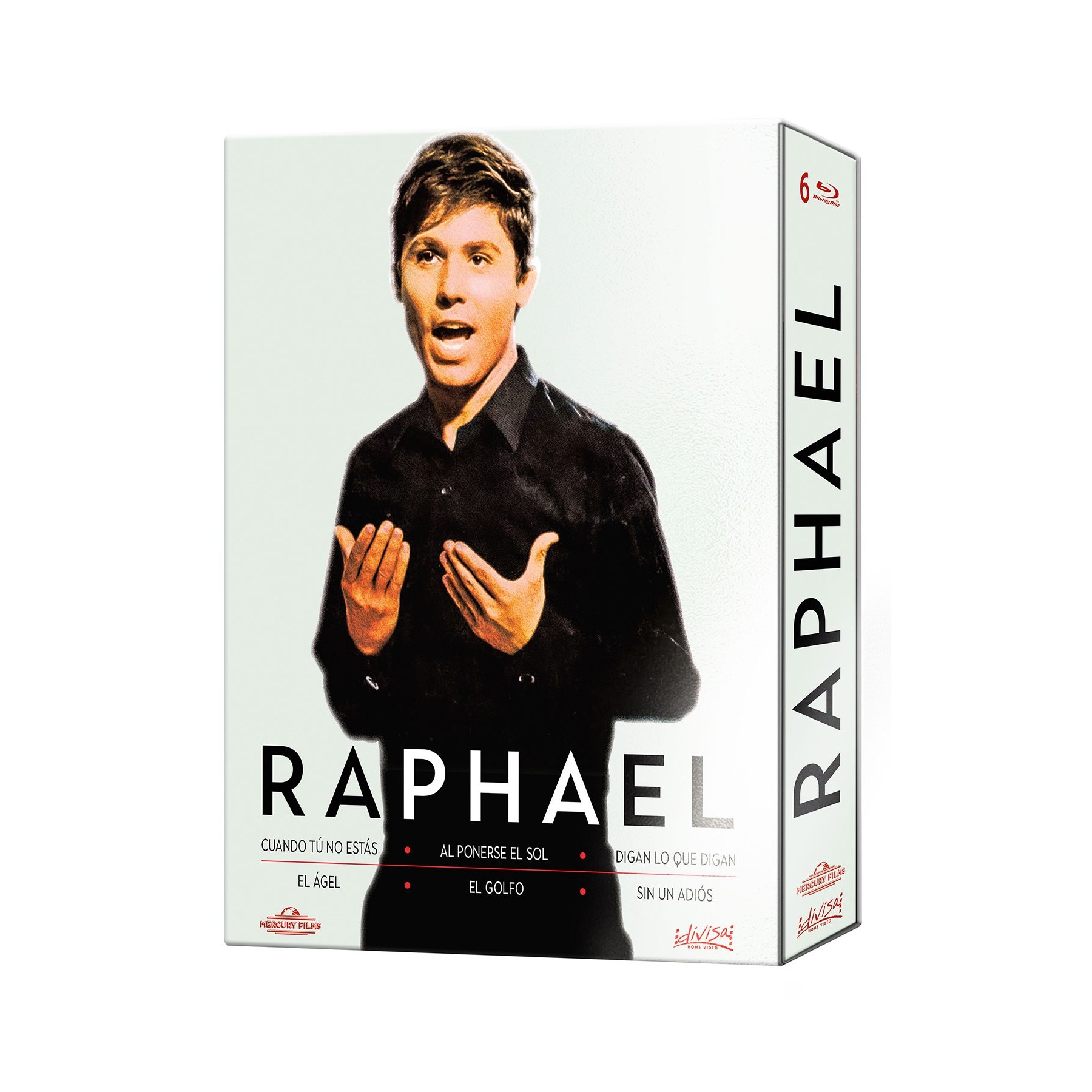 Raphael - 6 Películas (Digipack) - B Divisa Br Vta