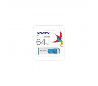 Adata Lapiz Usb C008 64Gb Usb 2.0 Blanco/Azul