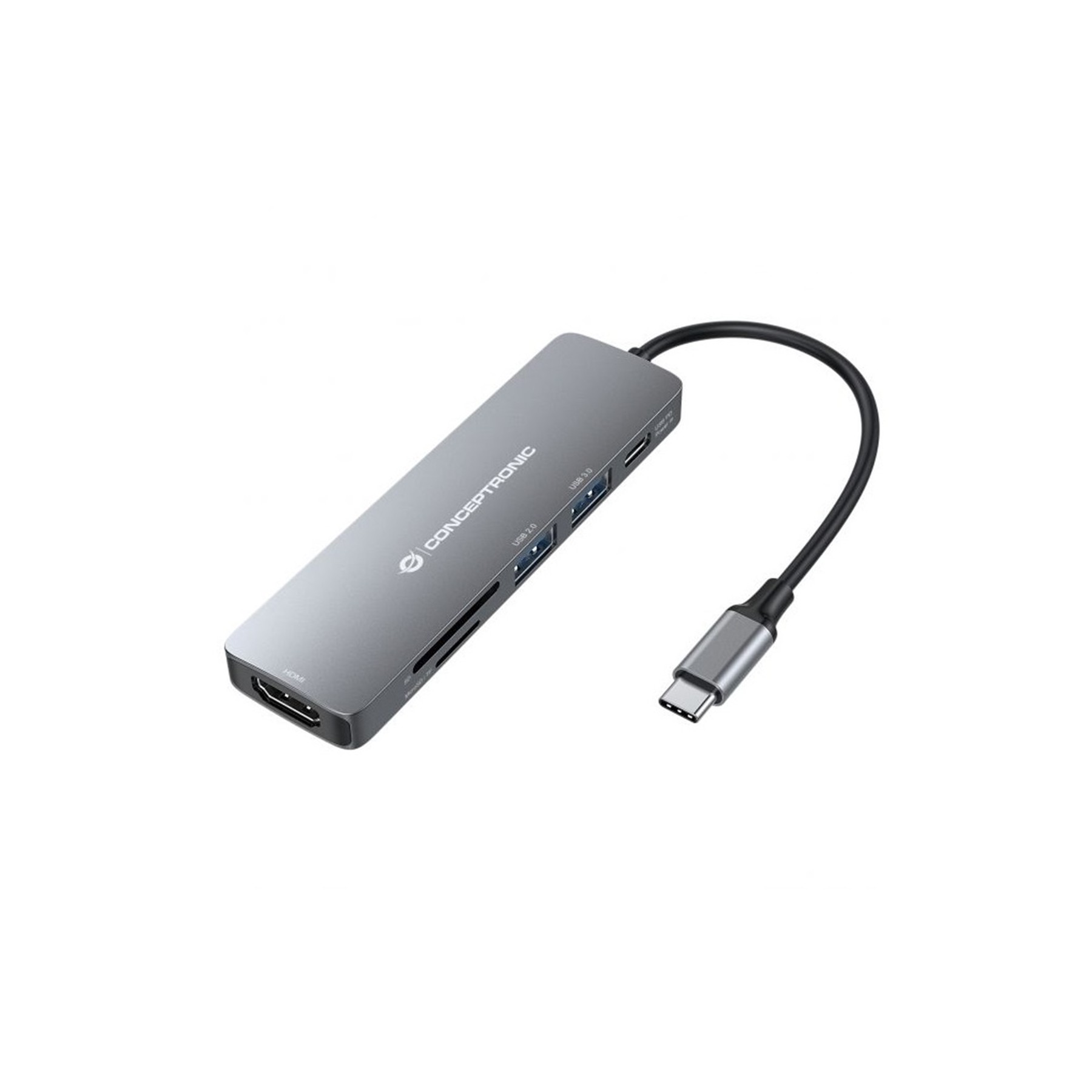 Adaptador Usb-C  6En1 Conceptronic Donn11 Hdmi Usb-C Usb 3.0