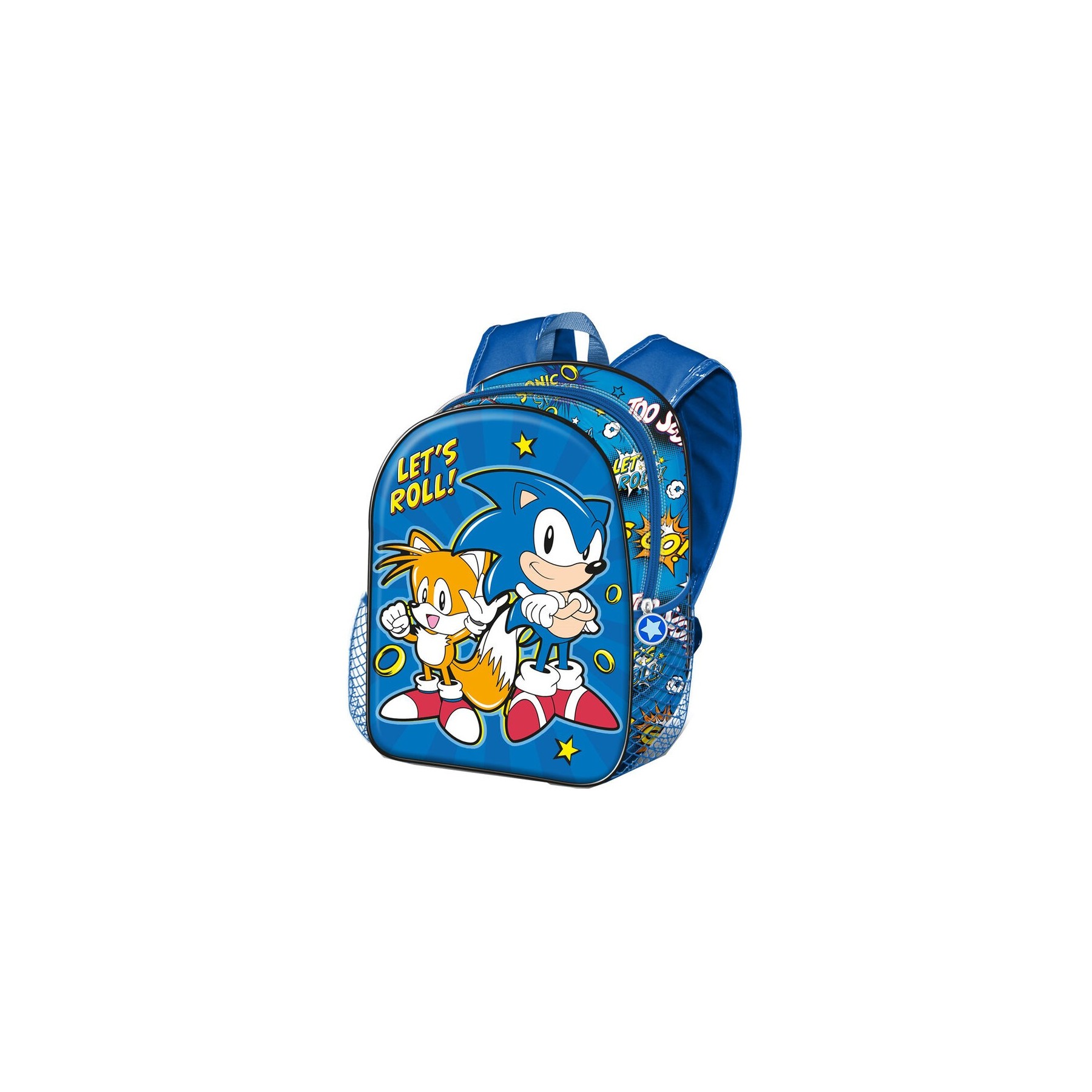 Mochila 3D Lets Roll Sonic The Hedgehot 31Cm