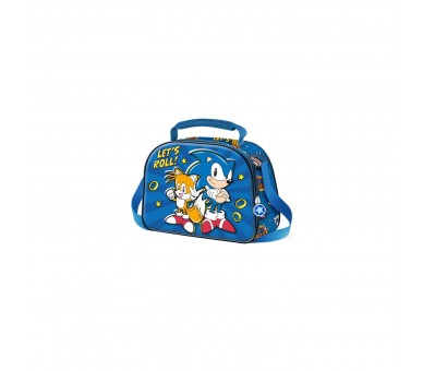 Bolsa Portameriendas 3D Lets Roll Sonic The Hedgehot