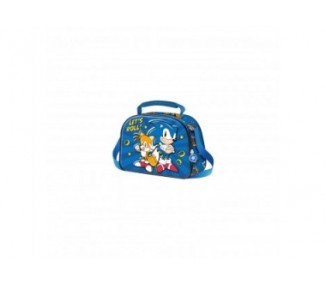 Bolsa Portameriendas 3D Lets Roll Sonic The Hedgehot