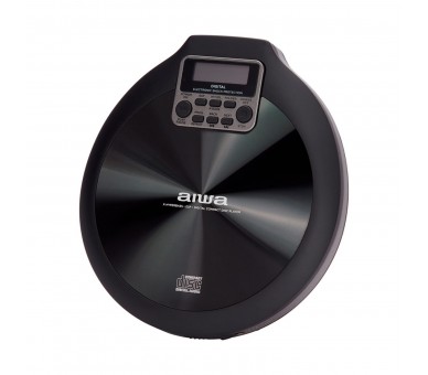 Aiwa Walk Negro / Reproductor De Cd Mp3