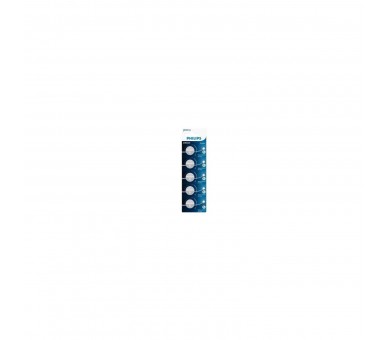 Pack De 5 Pilas De Botón Philips Cr2032P5/01B Lithium/ 3V