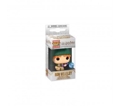 Llavero Pocket Pop Harry Potter Holiday Ron Exclusive