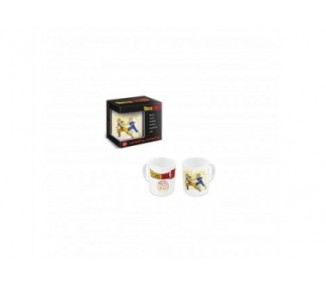 Taza Ceramica 325 Ml Goku & Vegeta Fight Dragon Ball Z