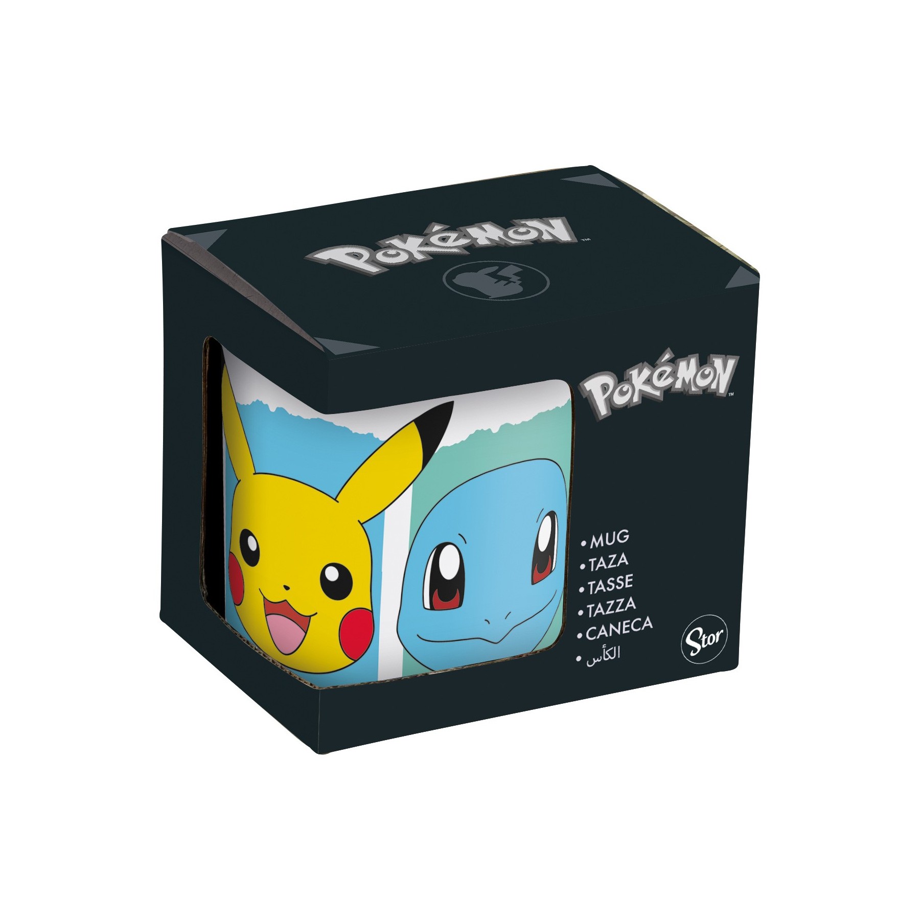 Taza Ceramica 325 Ml Face Partners Pokémon