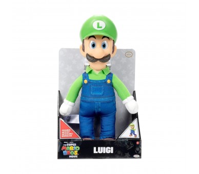 Peluche Luigi La Pelicula Super Mario Bros 30Cm