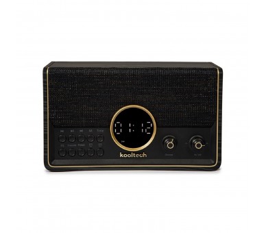 Radio Vintage Kooltech House Negro Bluetooth - Radio - Usb -