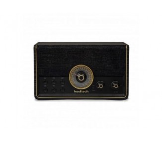 Radio Vintage Kooltech Techno Negro Bluetooth - Radio - Usb