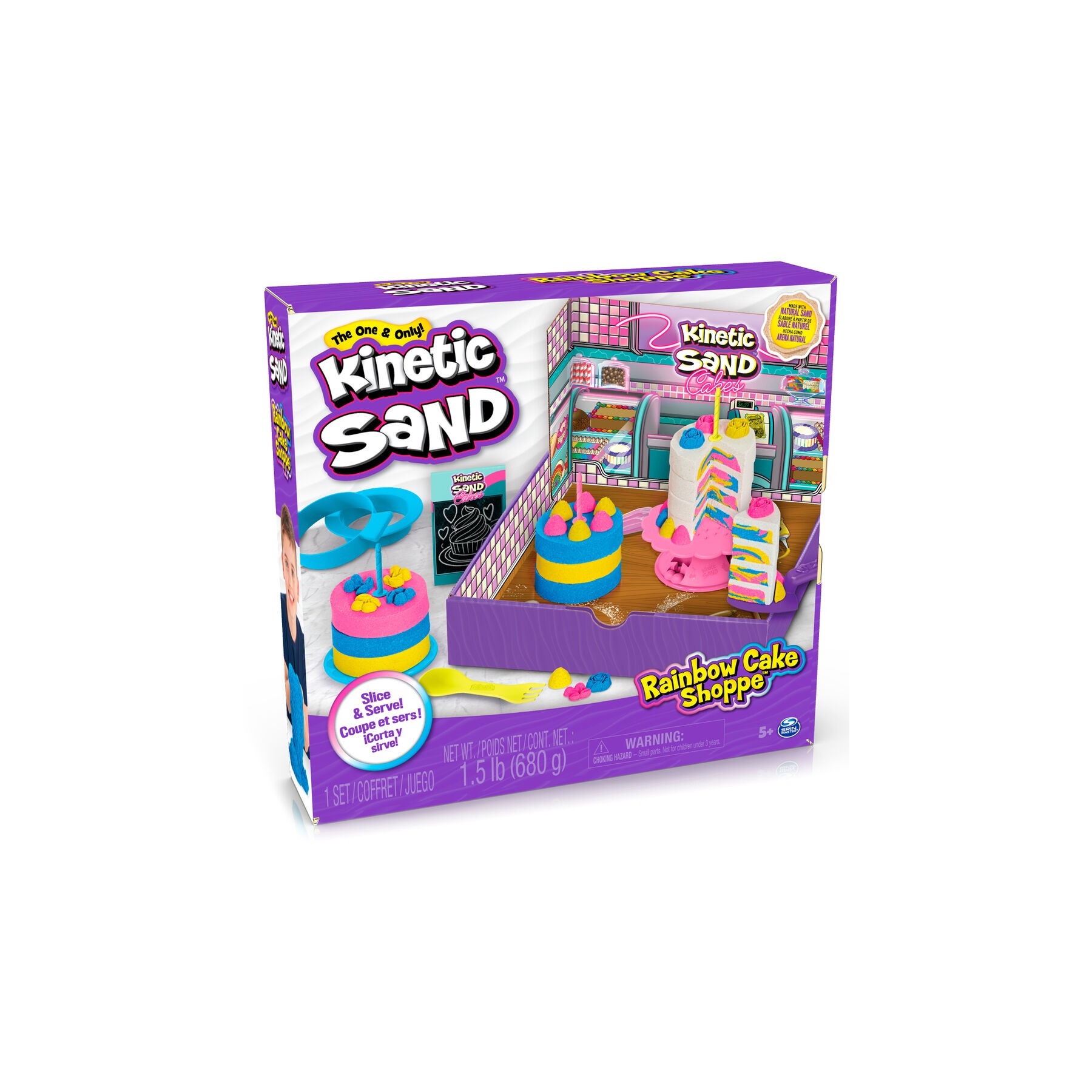 Set Rainbow Cake Shoppe Kinetic Sand