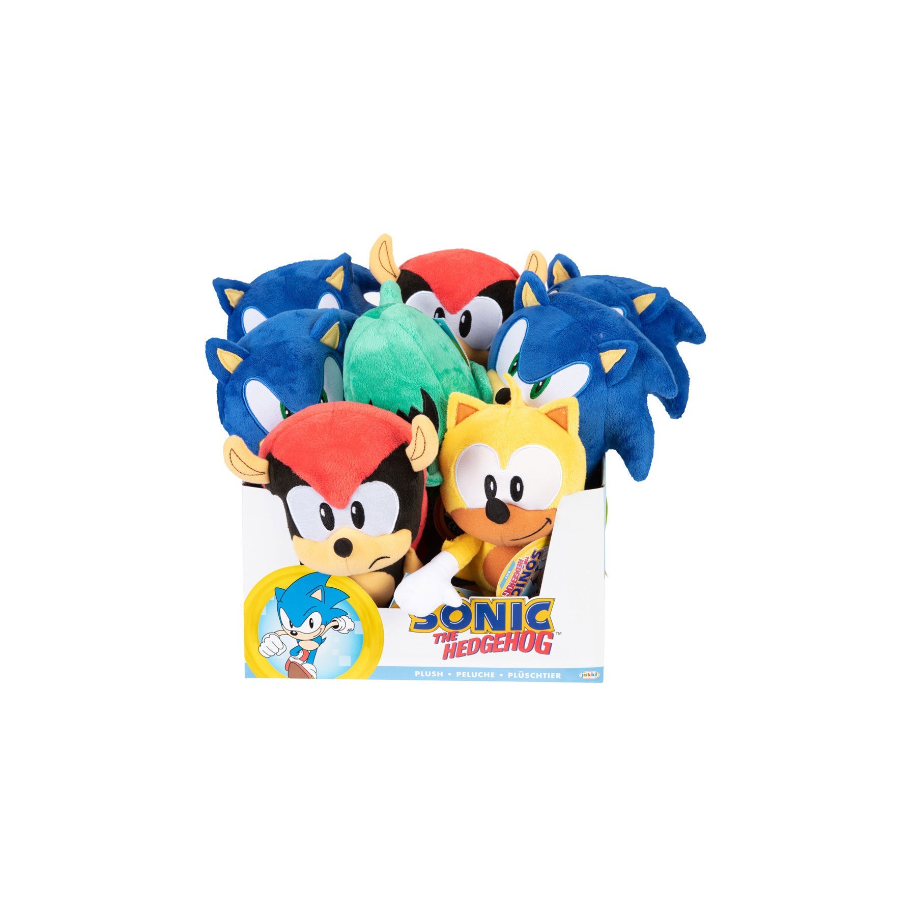 Expositor 8 Peluches Sonic The Hedgehog 22Cm Surtido