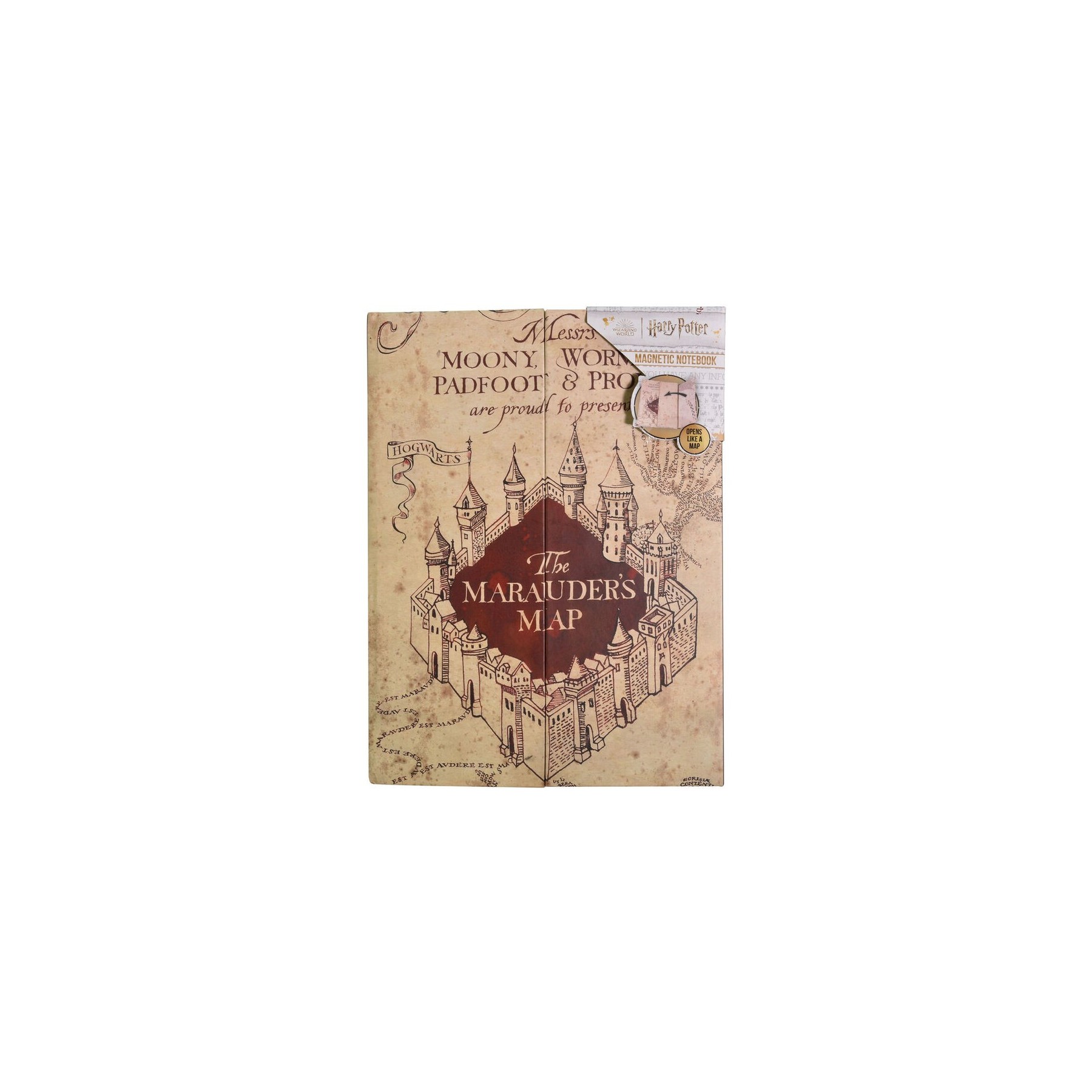 Cuaderno A5 Marauders Map Harry Potter 6 Unidades