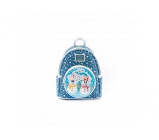 Mochila Mickey Minnie Snowman Disney Loungefly 26Cm