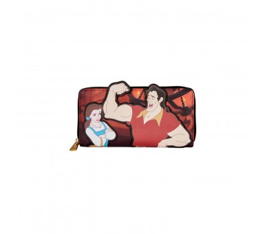 Cartera Villanos Escena Gaston La Bella Y La Bestia Disney L