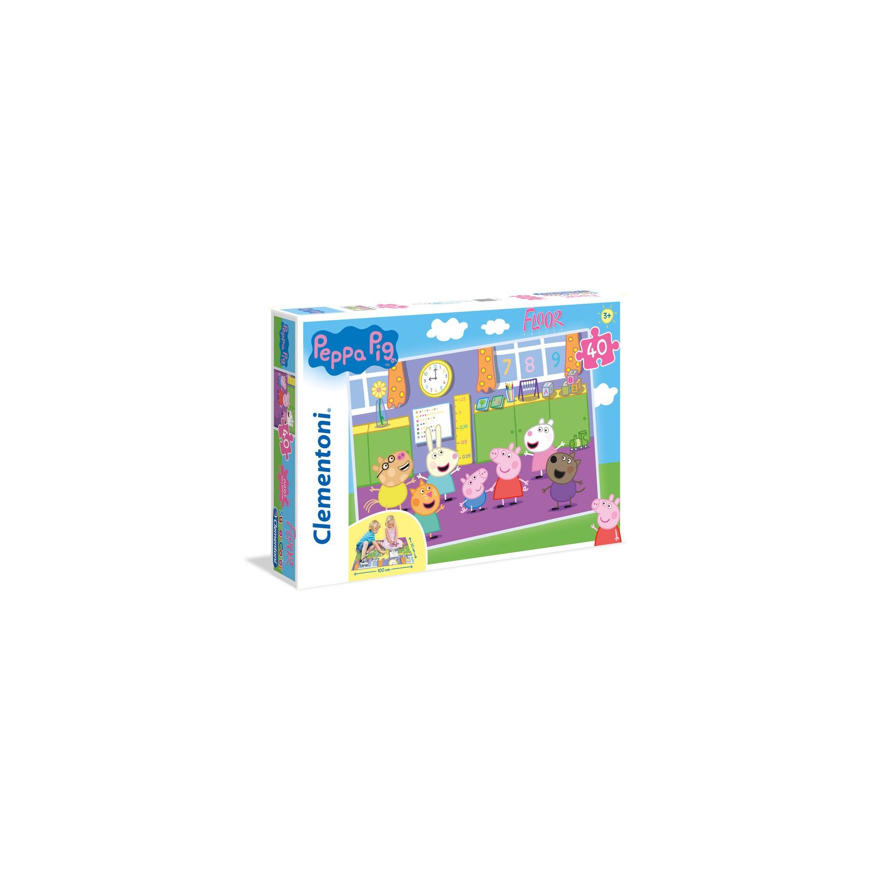 Puzzle Floor Peppa Pig 40Pzs