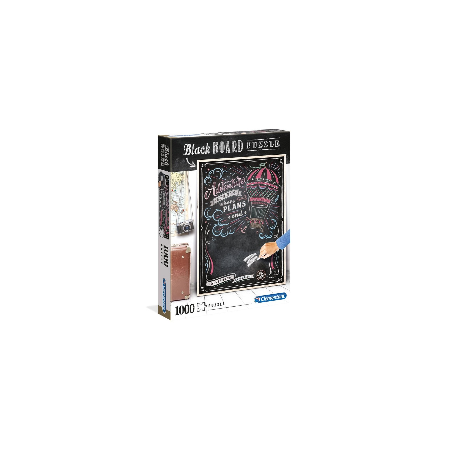 Puzzle Travel Black Board 1000Pzs