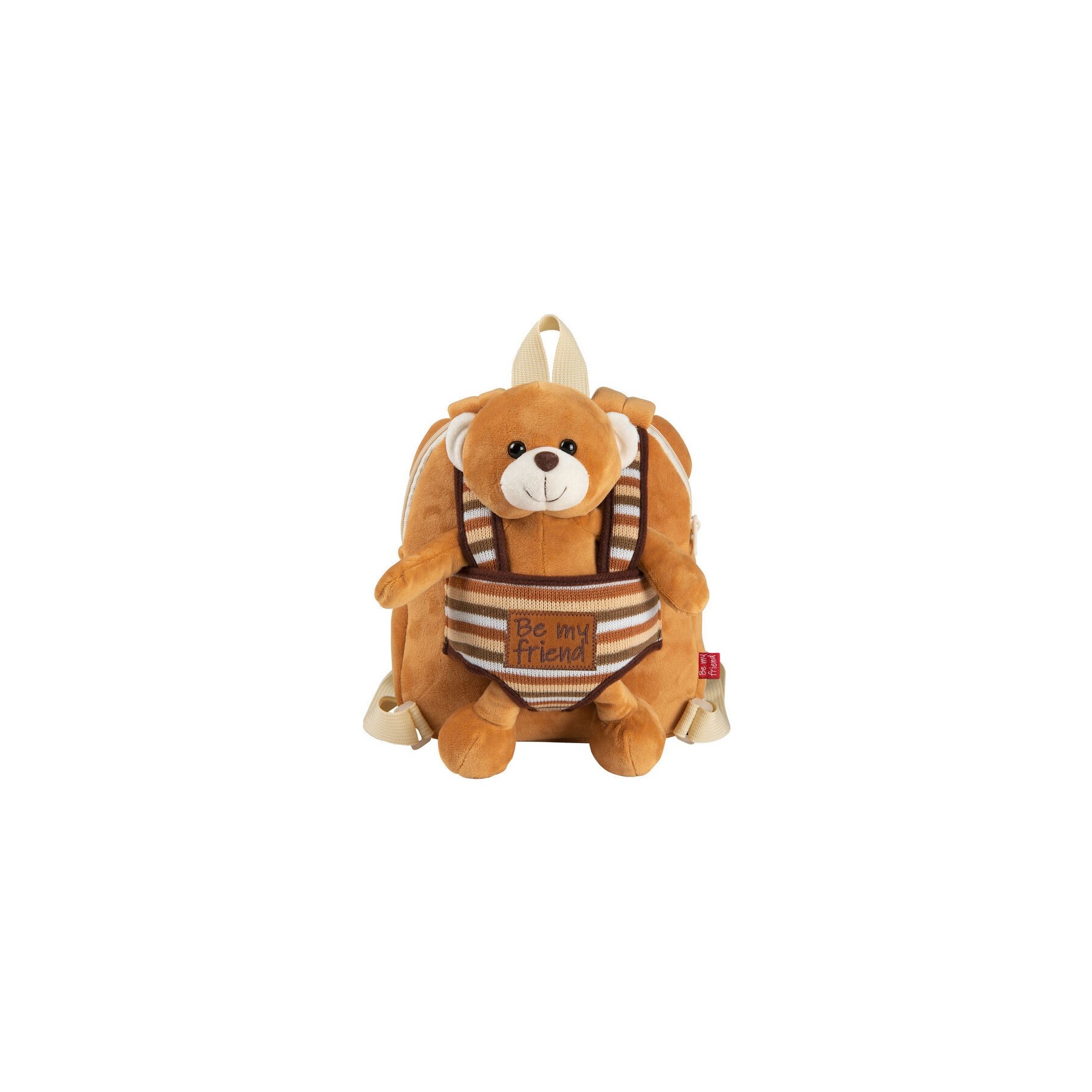 Mochila Reversible + Peluche Oso Benji 25Cm